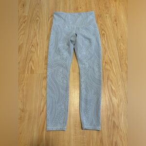 Athleta - Elation Textured High Rise Leggings 25” 7/8 Women XS dreamweaver blue